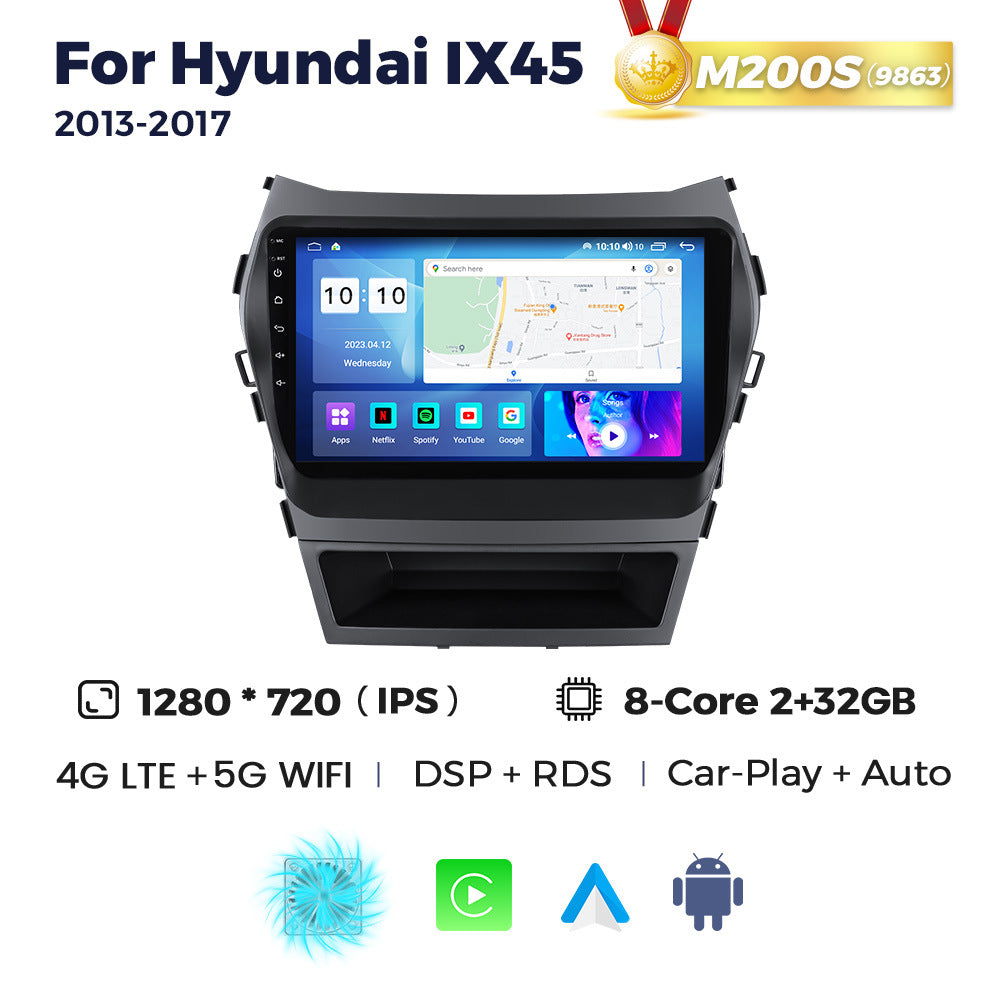 Suitable for 13-17 hyundai ix45 santa fe car android navigator central control gps navigation carplay