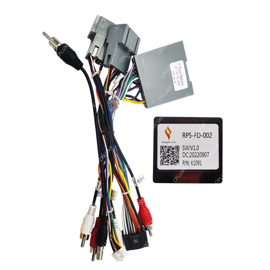 Suitable for 07-14 fuzhou conqueror android navigation face frame + wiring harness | compatible with land rover range rover l405