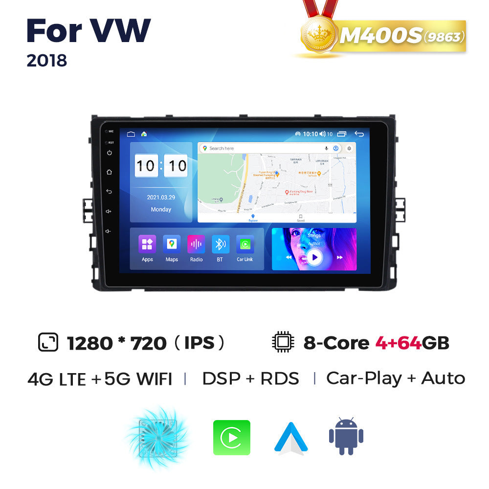 Suitable for new volkswagen universal vw 2018 polo golf 9inch android large screen car smart navigation system