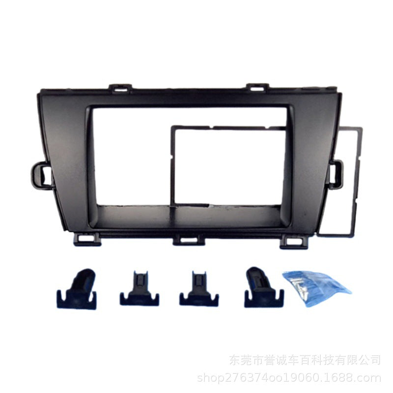 Suitable for 2010 toyota prius 2din dvd central control navigation restoration face frame panel