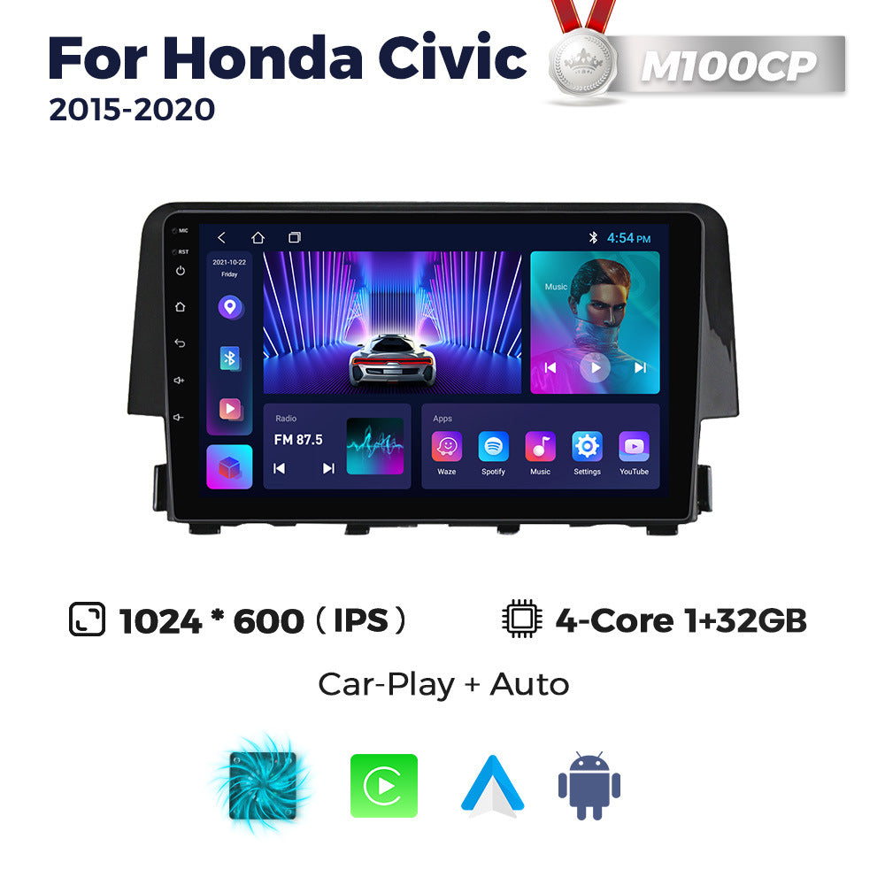 Suitable for honda civic 15-20 android car central control gps navigation carplay