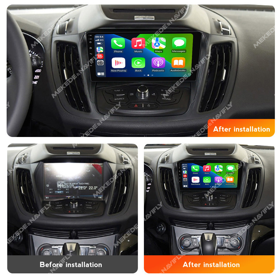 Suitable for 2012-2019 ford kuga (escape) high-end models: in-car android navigation center console with wireless carplay