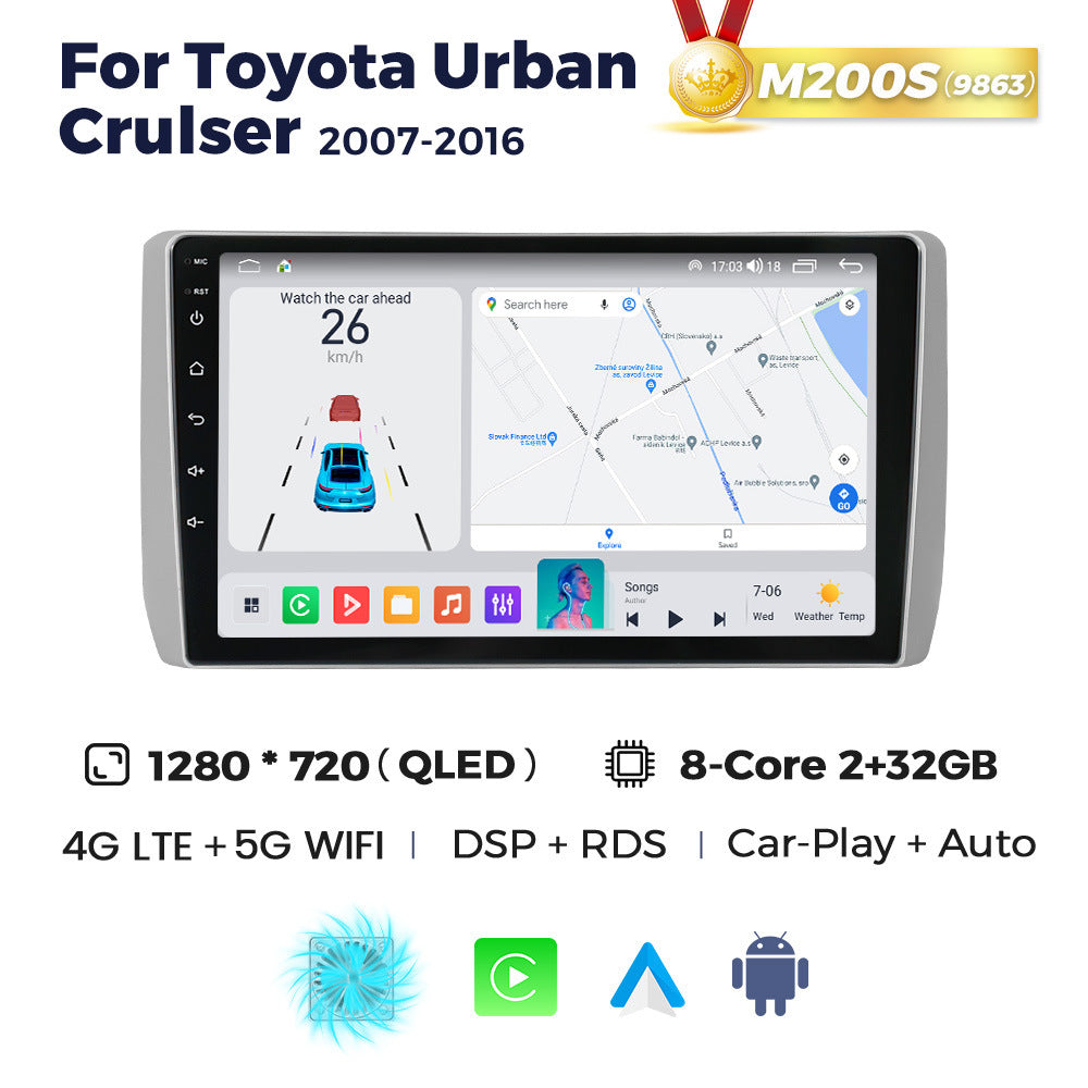 Suitable for toyota urban cruiser 2007-2016 toyota suv android car smart navigation