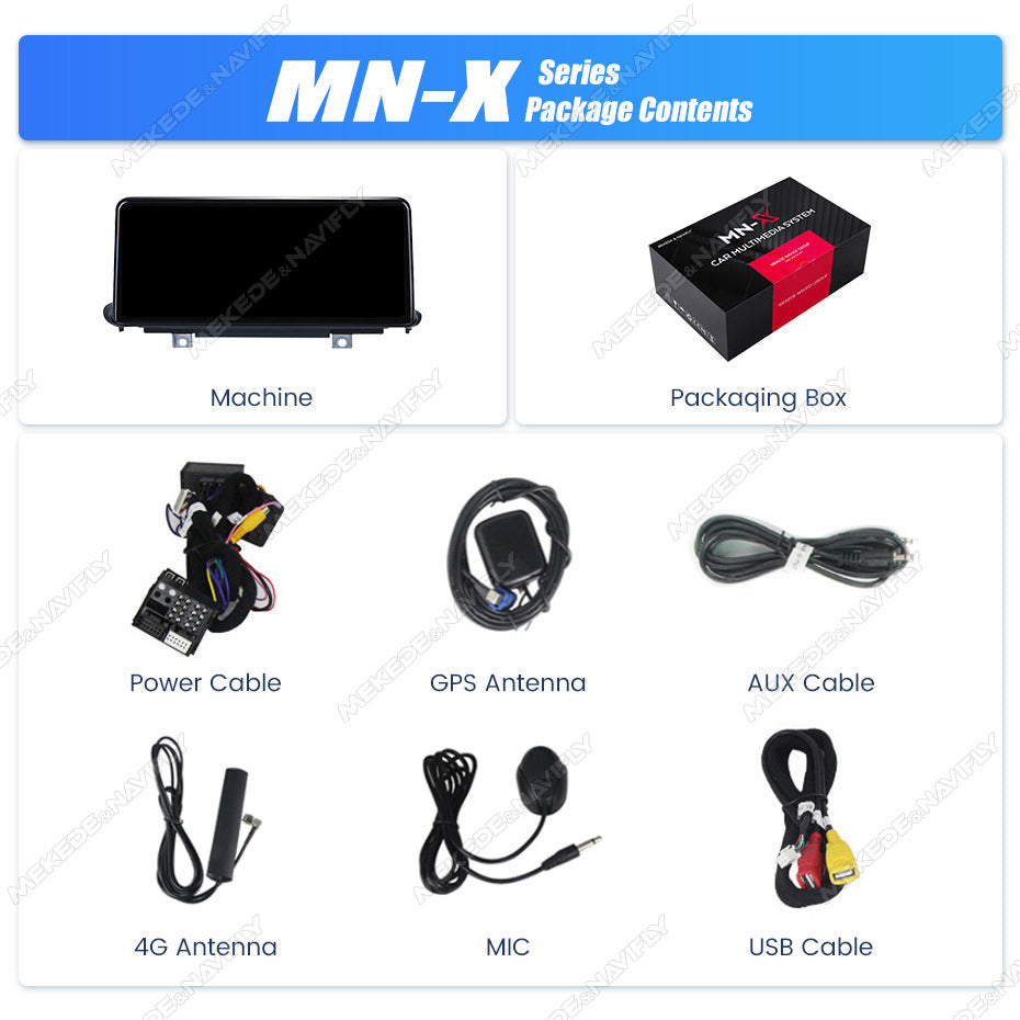 10.25 inch suitable for BMW X5 X6 F15 F16 Android central control large screen GPS navigation all-in-one machine Carplay