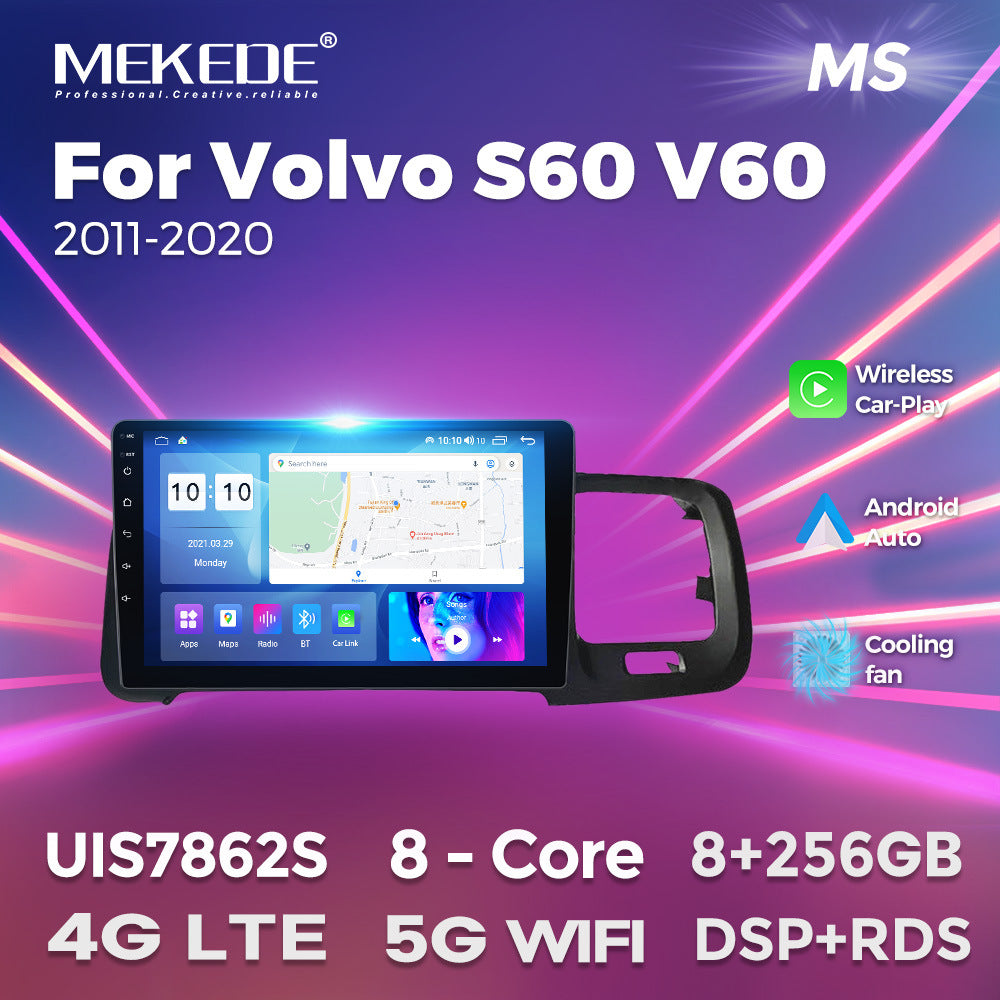 Suitable for volvo 2011-2020 volvo s60 v60 android large screen car navigation wireless carplay
