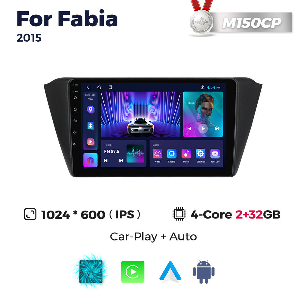 Suitable for skoda fabia android large screen car navigation wireless carplay