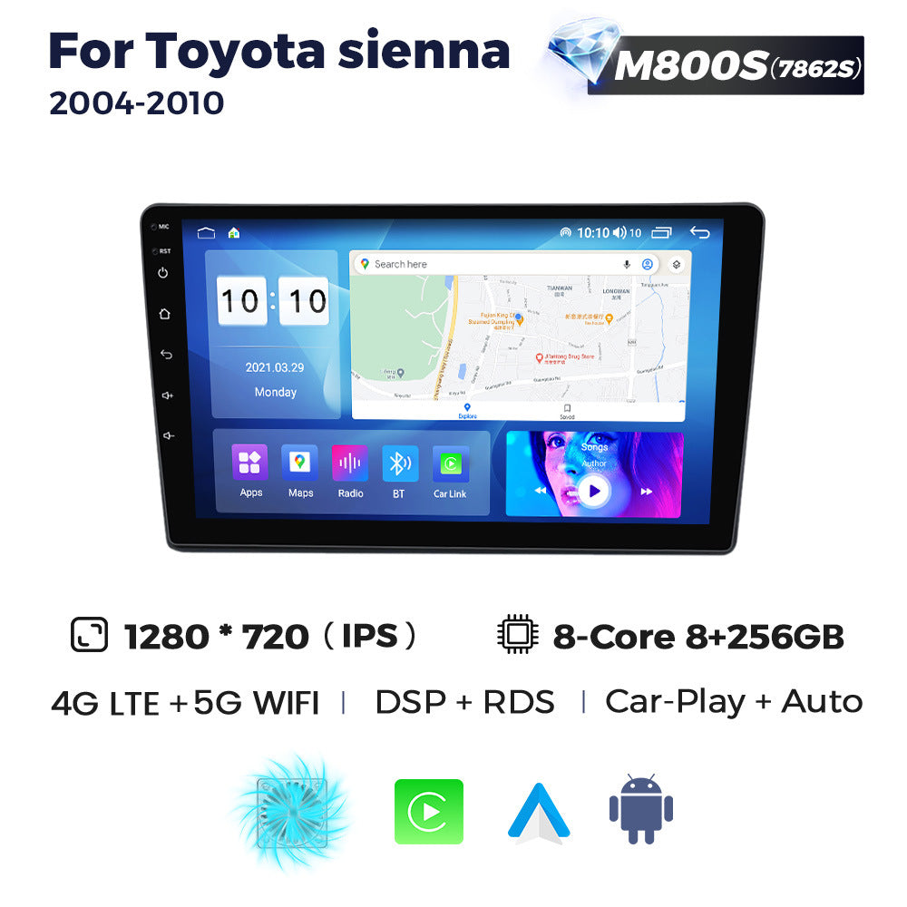Suitable for toyota sienna 2004-2010 sienna car large screen android navigator cross-border supply