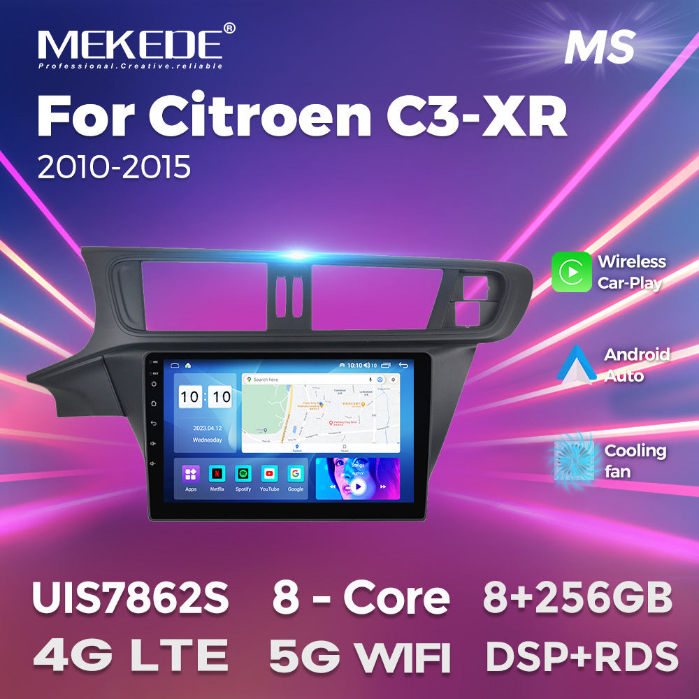 Compatible with Citroën C3-XR 10-15 Android Large Screen Central Control Navigation Radio 8+256GB