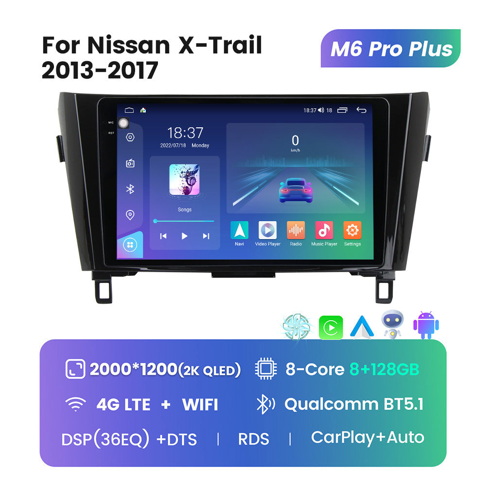 Suitable for Nissan Qijun X-trail 13-17 modified Android large-screen central control car machine navigation M6Pro