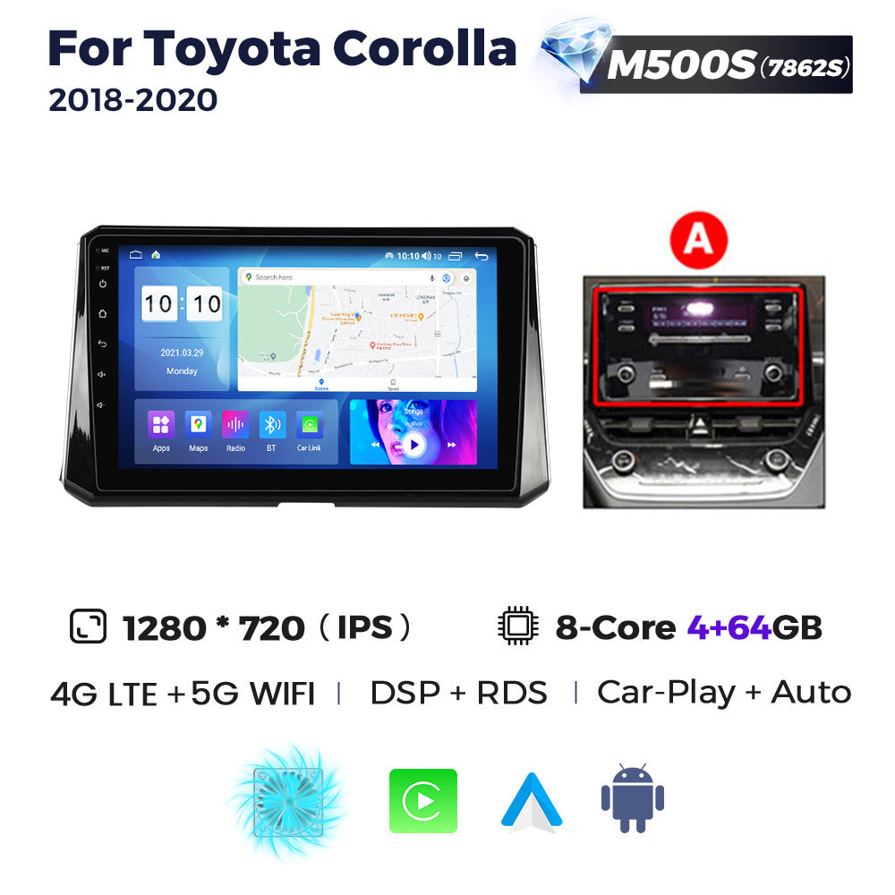 Compatible with Toyota Corolla 2018-2020 Android large-screen central navigation radio 8+256G