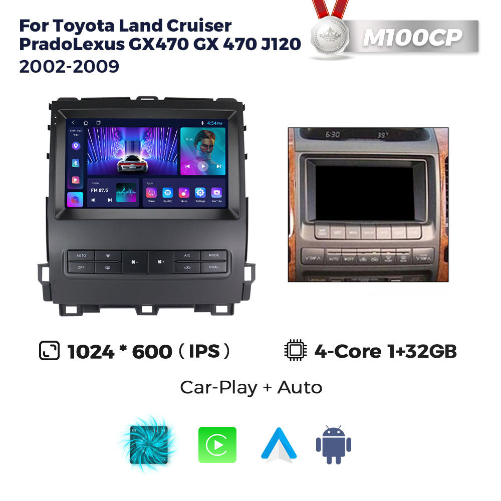Suitable for toyota prado gx470 2002-2009 (old model) high-spec smart android navigation system