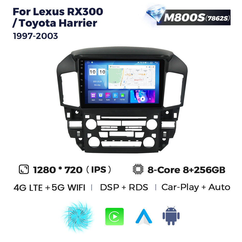 Suitable for lexus rx300 toyota harrier 1997-2003 smart car android navigator