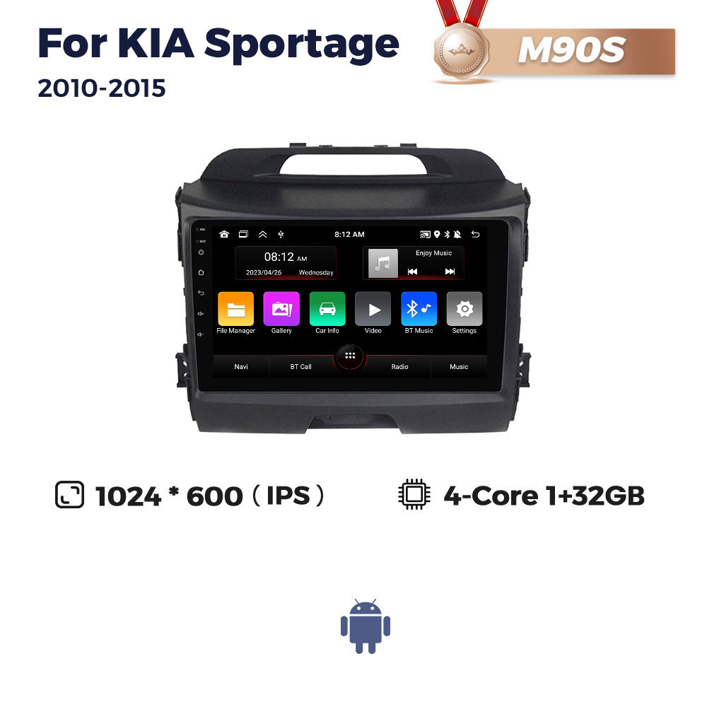 Suitable for 10-15 kia sportage car android central control navigation wireless carplay