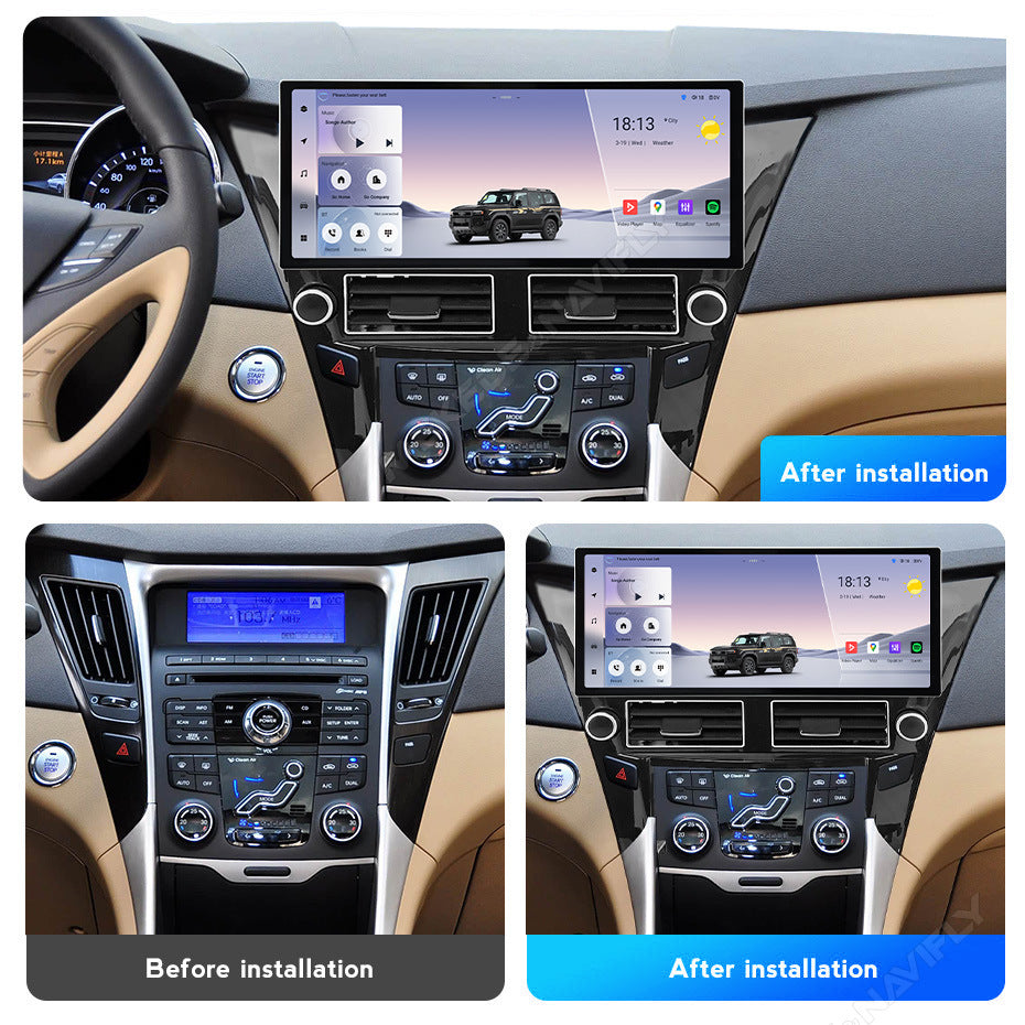 Suitable for hyundai sonata 8 2009-2014 eighth generation sonata 12.3inch android vertical screen navigation