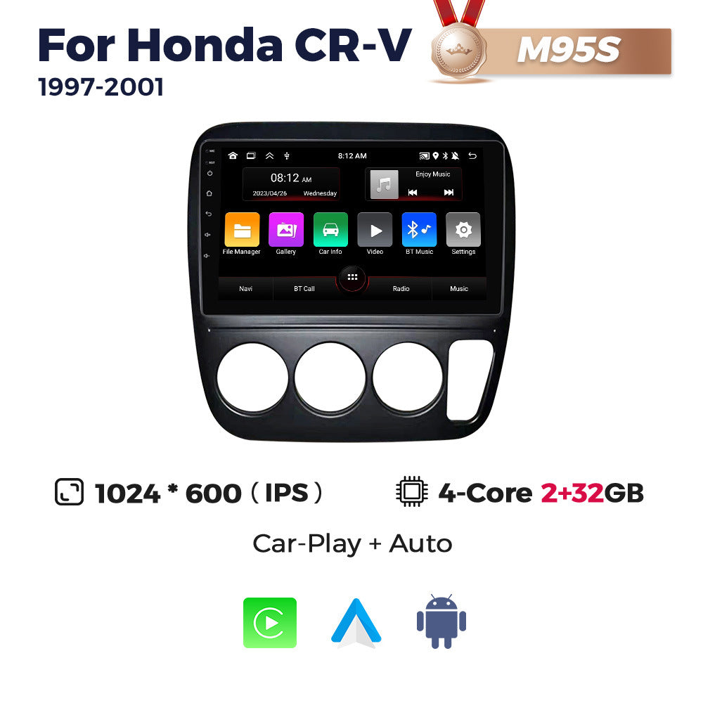 Suitable for Honda CR-V 1995-1999 Android large screen central control navigation radio screen 8 + 256G