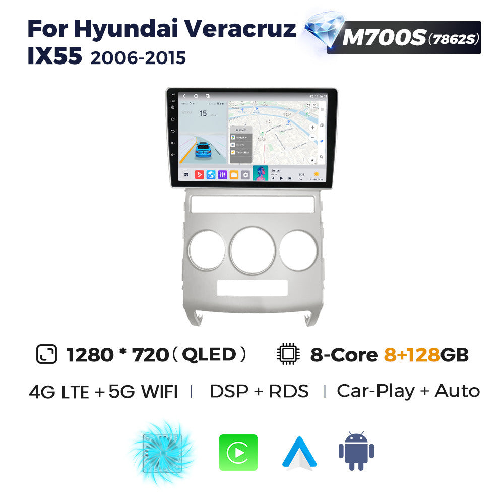Suitable for hyundai veracruz ix55 2006-2015 manual air conditioning android car navigation
