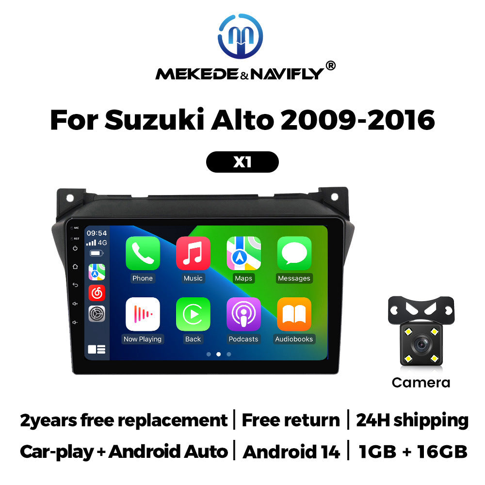 Suitable for 09-16 suzuki alto android car navigation wireless carplay