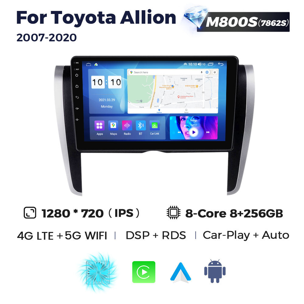 Suitable for toyota allion premio 260 2007-2020 toyota asia dragon car navigator