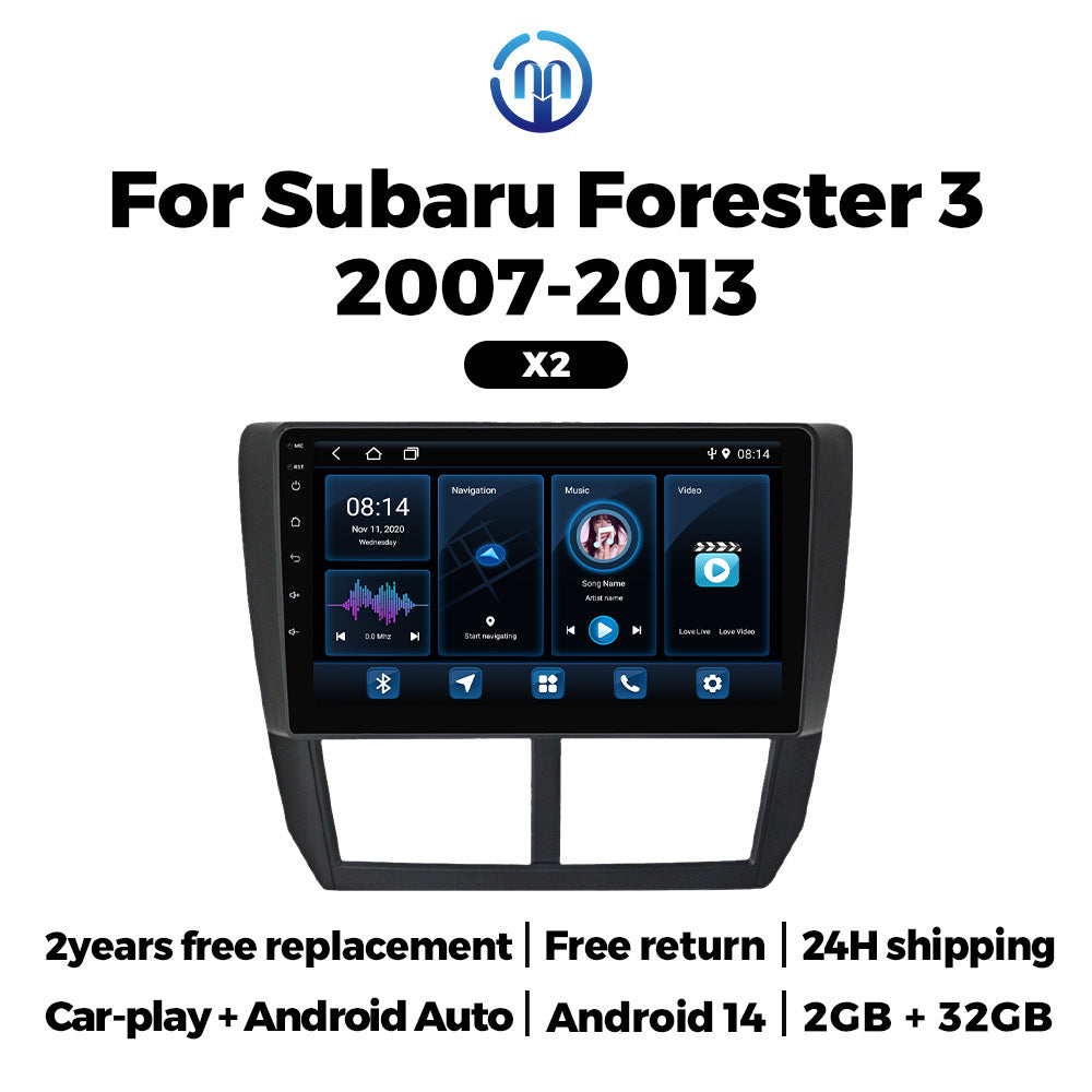 Compatible with Subaru Forester 07-13 Android in-car GPS navigation, MP5 in-car Bluetooth player, CarPlay