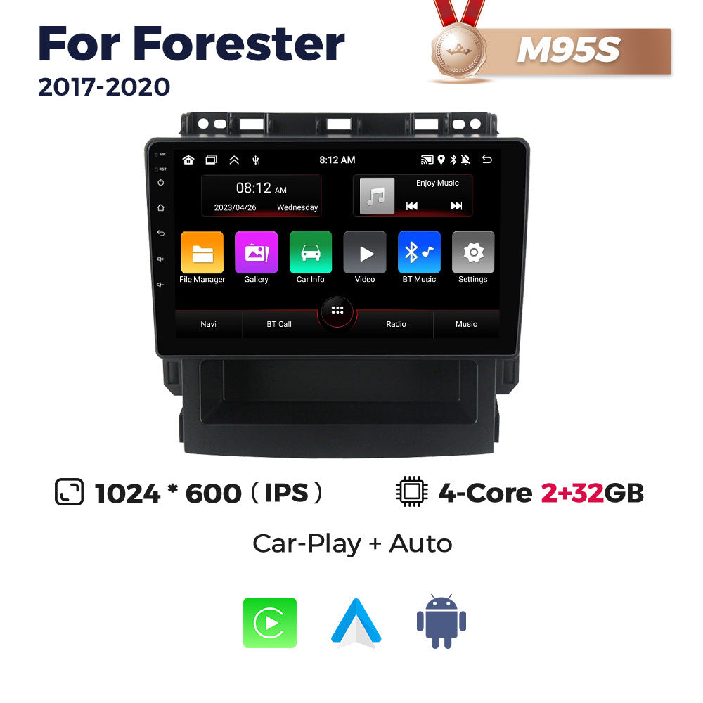 Suitable for subaru xv subaru forester large screen android car navigation wireless carplay