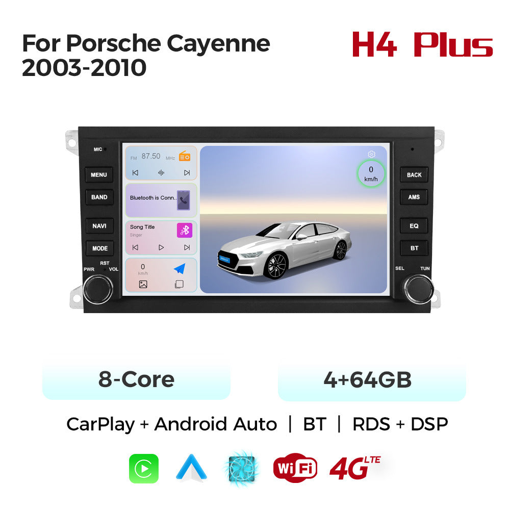 Suitable for Porsche Cayenne 03-10 8-inch Android large-screen central control navigation radio button special machine