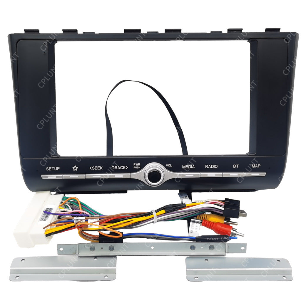 Central control android navigation dvd face frame suitable for 2020 hyundai ix25cretarestoration panel versatile frame