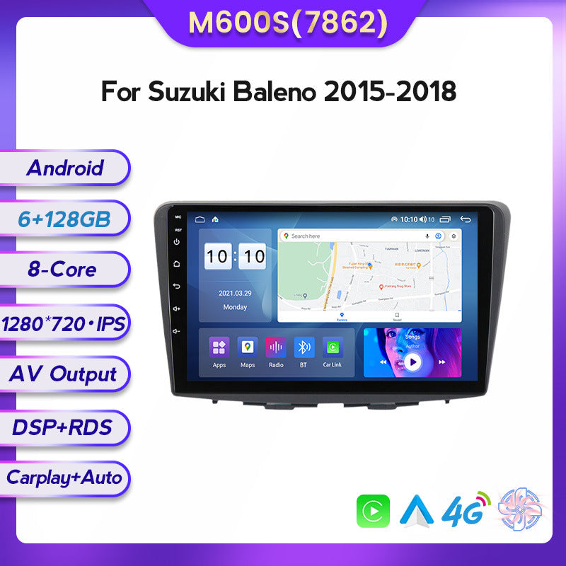 Compatible with Suzuki Baleno 15-18 models with a 128GB large central control in-car navigation screen for Android large screen