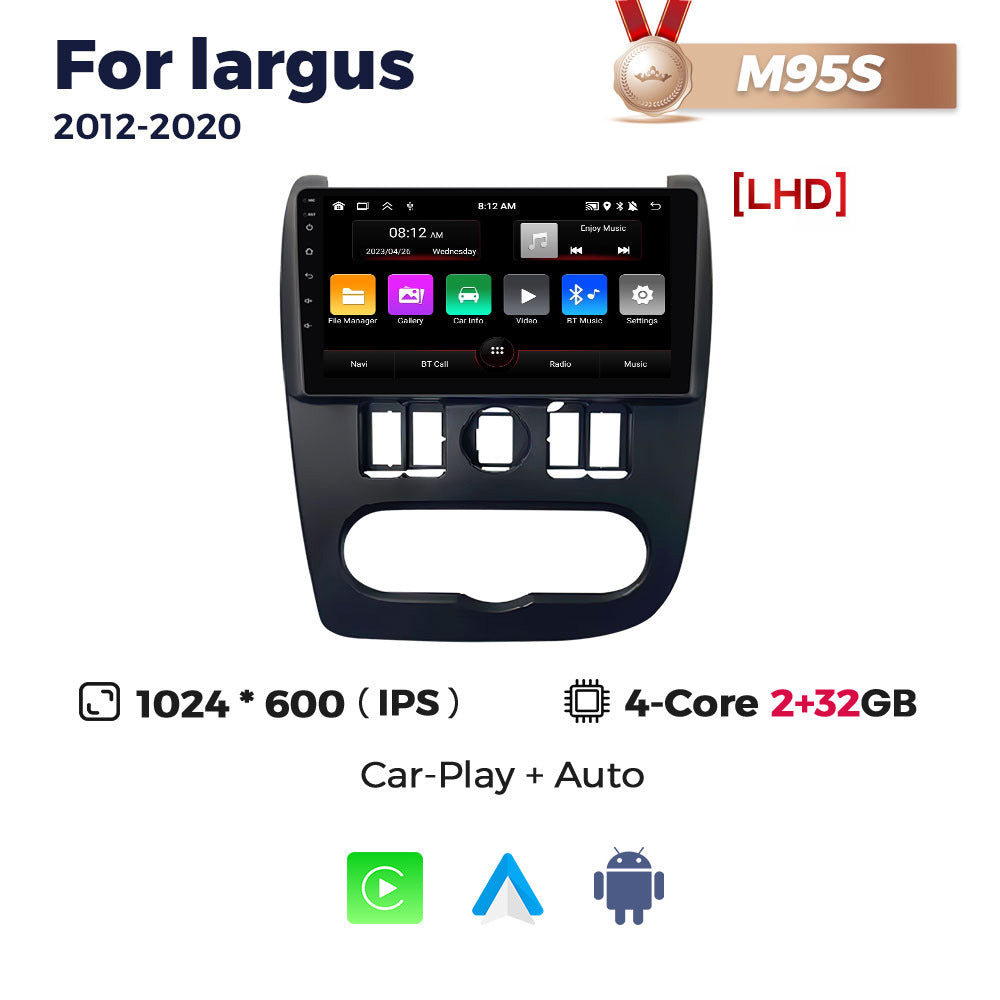 Suitable for Lada largi 12-20 Android large screen central control navigation radio 8 + 256G