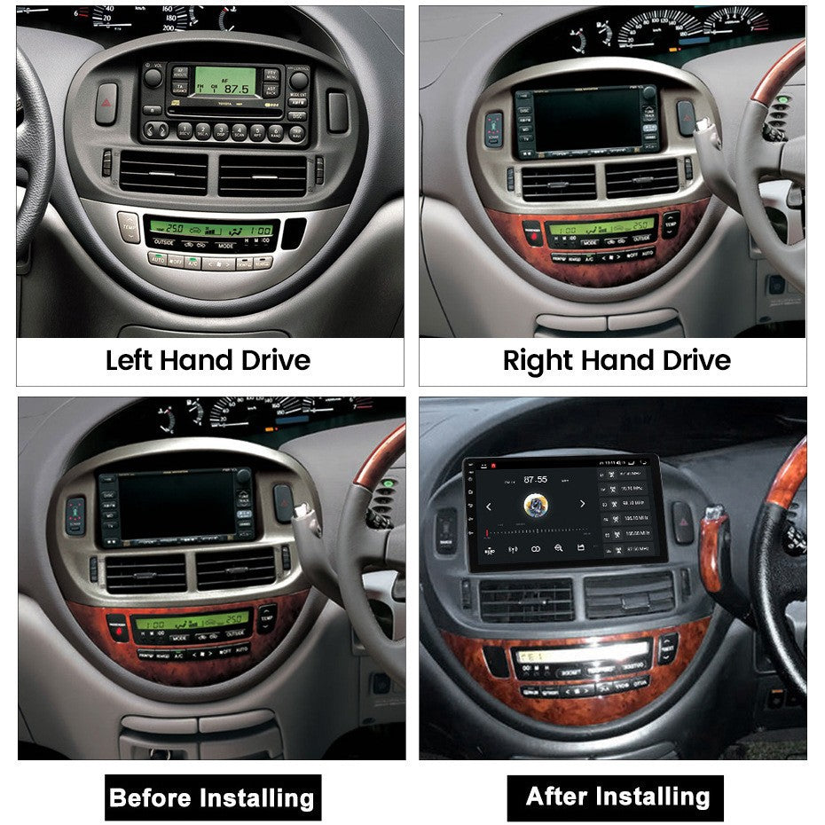 Suitable for 2004 toyota estima acr30, android head unit with wireless carplay for in-car entertainment