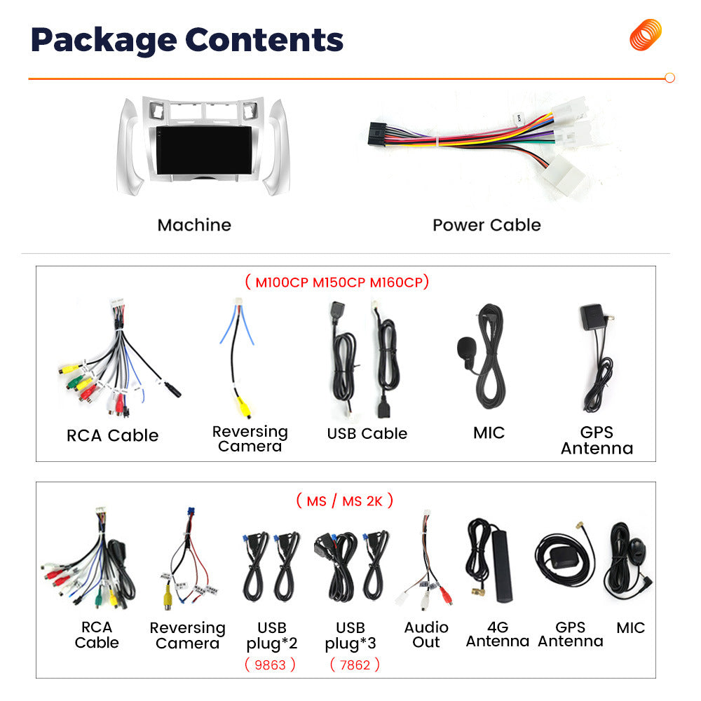Suitable for Toyota Yaris Vitz 05-12 Android large screen central control navigation radio Carplay