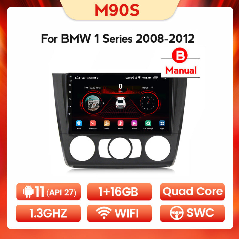 Suitable for bmw 1 series bmw e81 hd car android large screen navigator reversing image wireless carplay