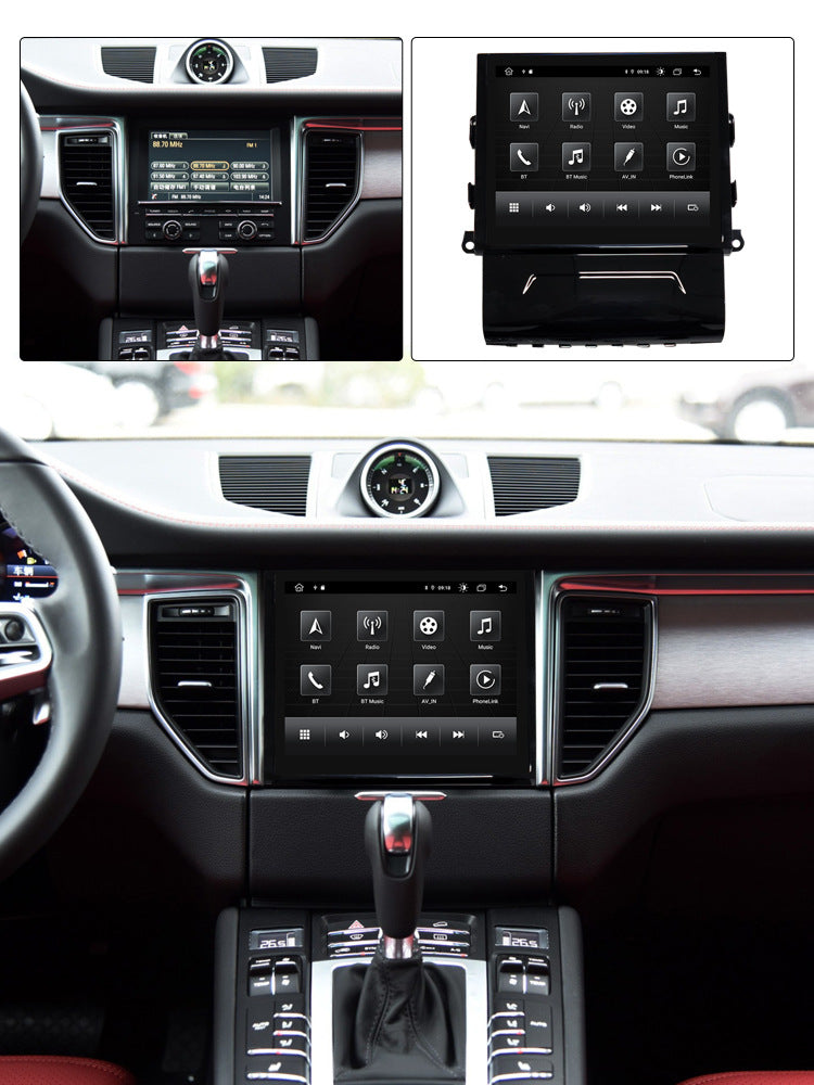 Compatible with Porsche Macan modified Android in-car large screen central navigation screen 4+64G