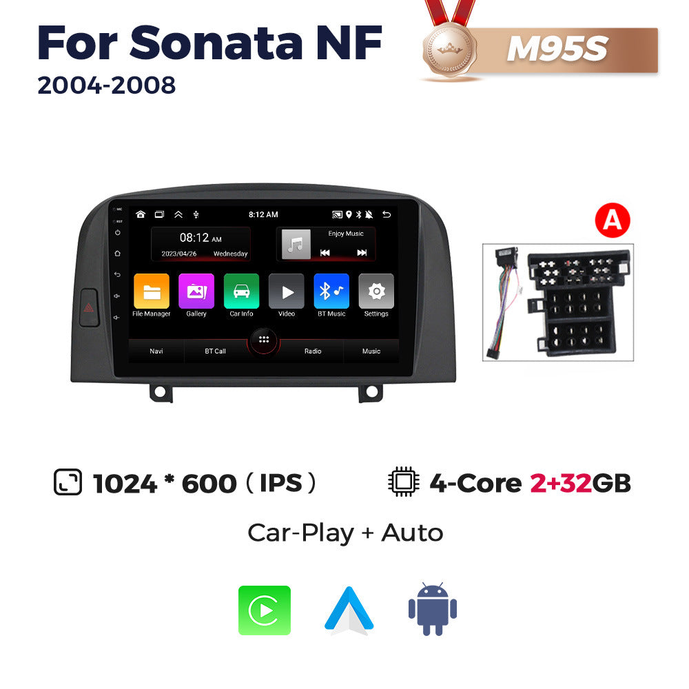For modern Sonata NF 2004-2008 Android large screen central navigation radio 8 + 256G