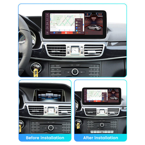 Applicable to Mercedes-Benz E-Class W212 E200 E300 2009-2015 Android large screen central control car navigation Bluetooth