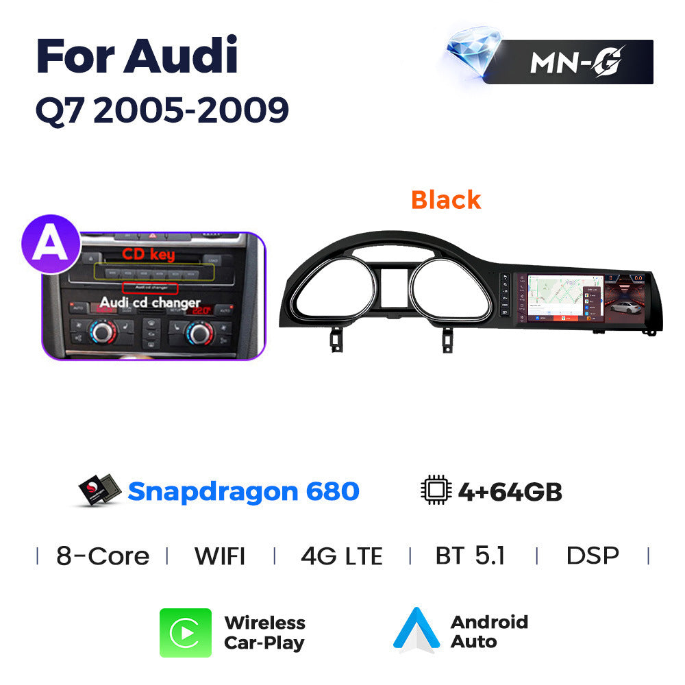 Suitable for for audi q7 2010-2015 audi q7 restoration qualcomm xiaolong large screen android navigator