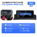 Suitable for bmw x3 f25 10.25inch id8 central control large screen car android navigator smart carplay
