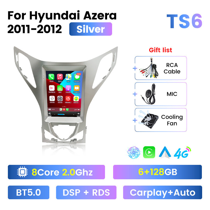 Suitable for 2011 hyundai azera vertical screen android car navigation carplay