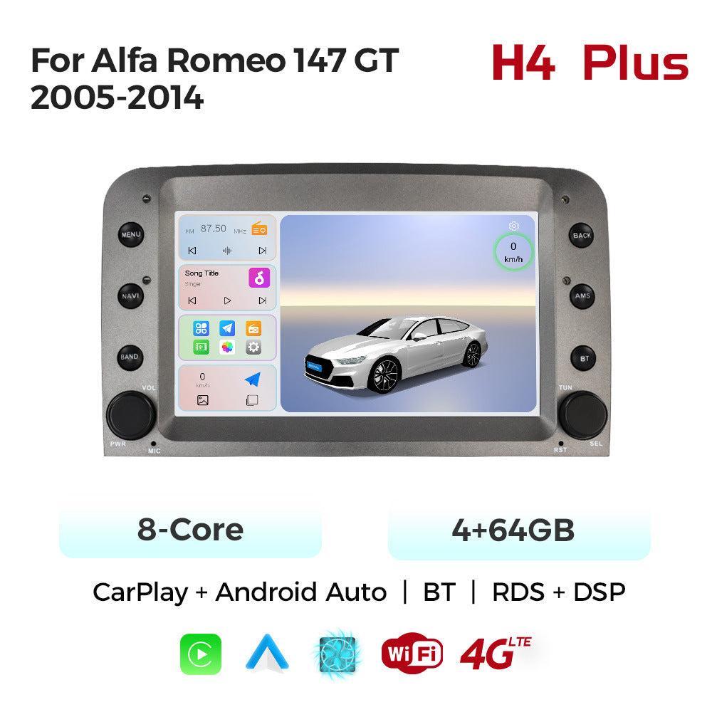For alfa romeo 147 gt 2005-2014alfa romeo android smart navigator 7"