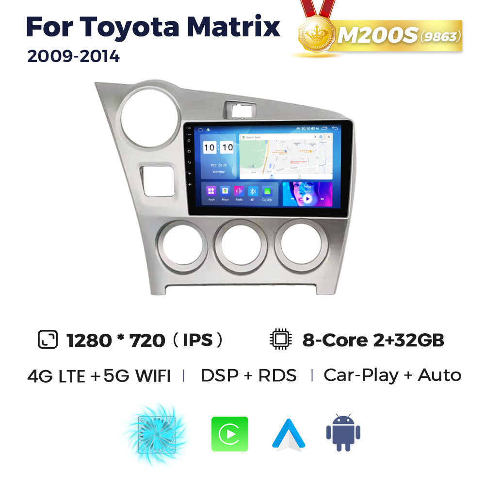 Suitable for toyota matrix 2009-2014 toyota smart android car smart central navigation system