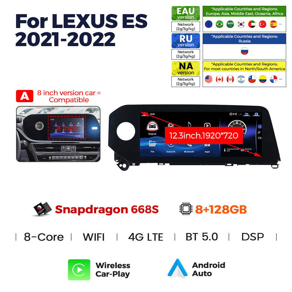 Suitable for lexus es 2021-2022 lexus es new arrival original car upgraded android system navigator