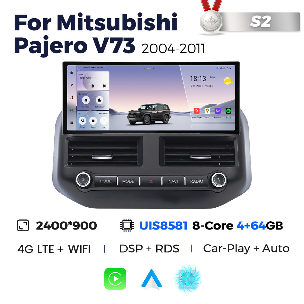 Suitable for mitsubishi pajero v73 2004-2011 pajero 12.3" android navigator