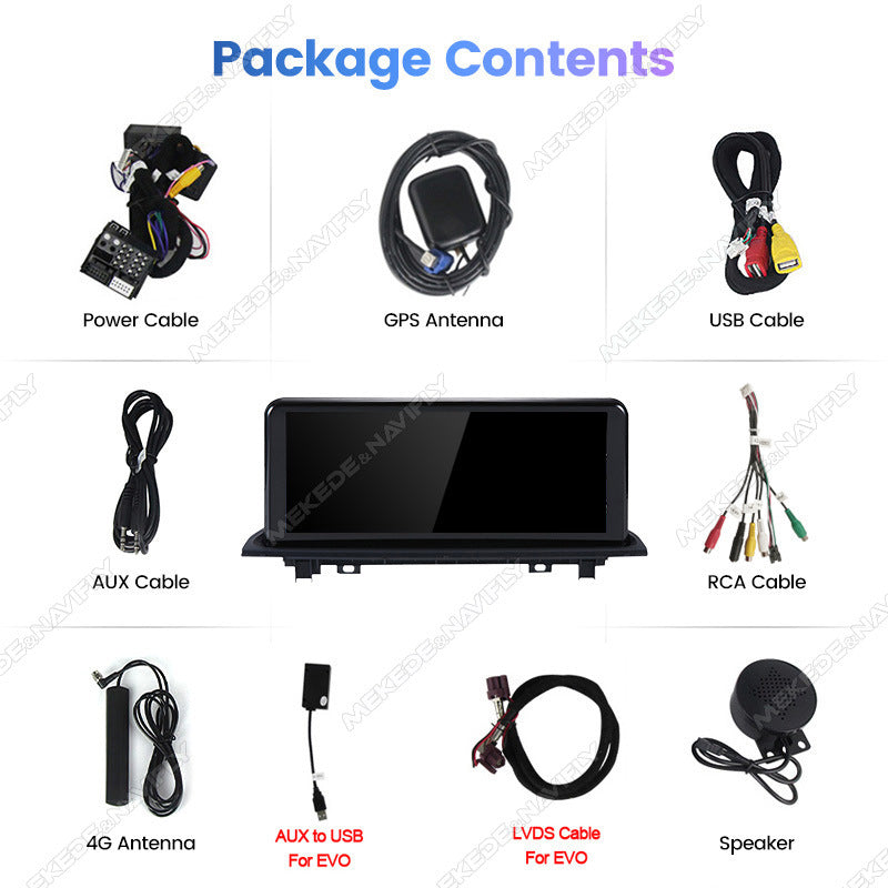Suitable for 10.25inch bmw x1 f48/x2 f49 f39restoration central control large screen car android navigator