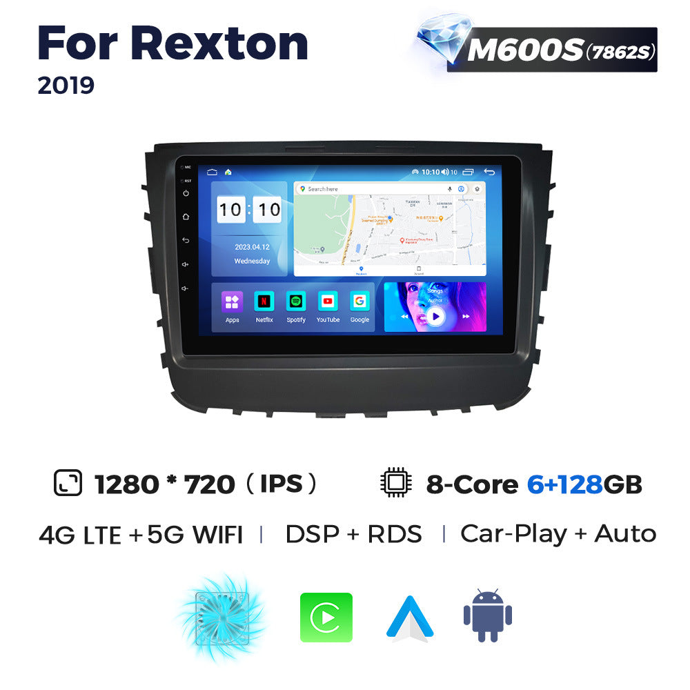 Suitable for Ssangyong Rexton 2019-2021 Android large screen central control navigation radio 8 + 256G