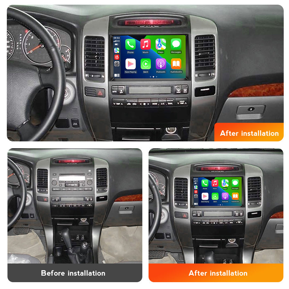 Suitable for toyota prado 2002-2009 toyota overbearing cruiser car large screen android navigator