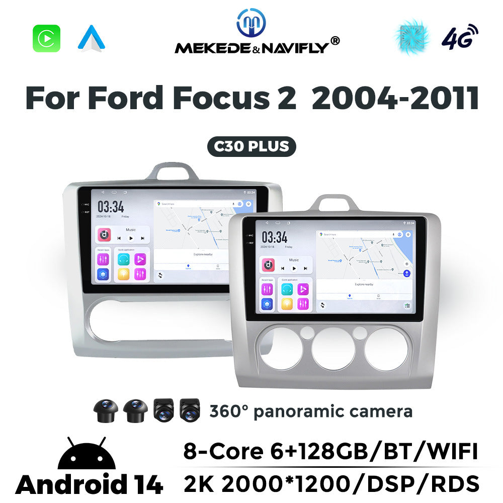 Suitable for Ford Old Focus 04-11 Android large screen central control car navigation radio screen Carplay