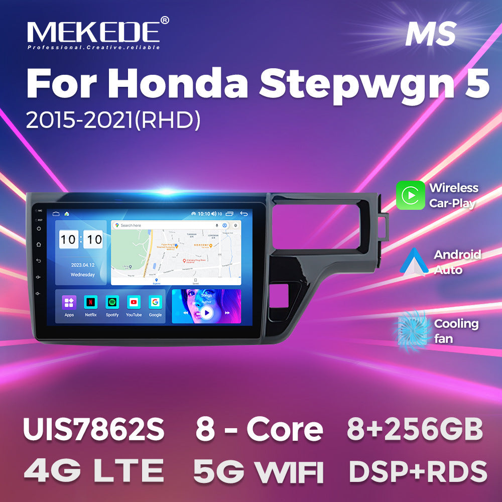 For Honda Stepwgn 5 2015-2019 Android large screen central control navigation radio 8 + 256G