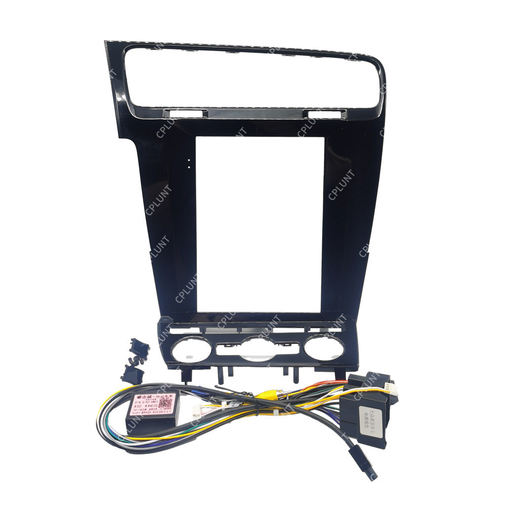 Suitable for volkswagen golf7 golf 7 android large screen navigation frame audio restoration panel versatile set frame