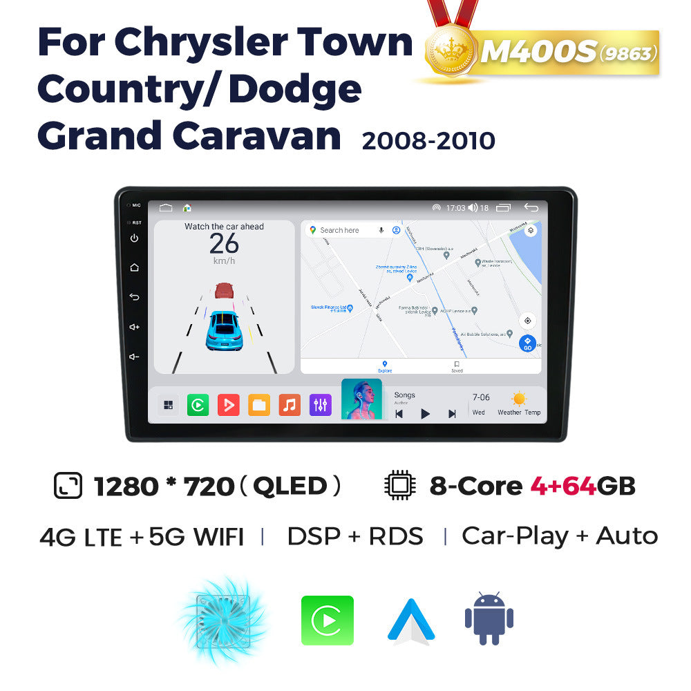 Suitable for chrysler town country dodge grand cara 08-10 android navigation