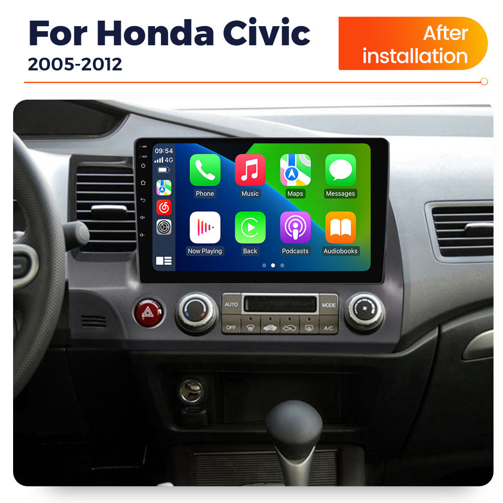 Suitable for Honda civic Civic 05-12 Android large screen central control car navigation radio screen 256