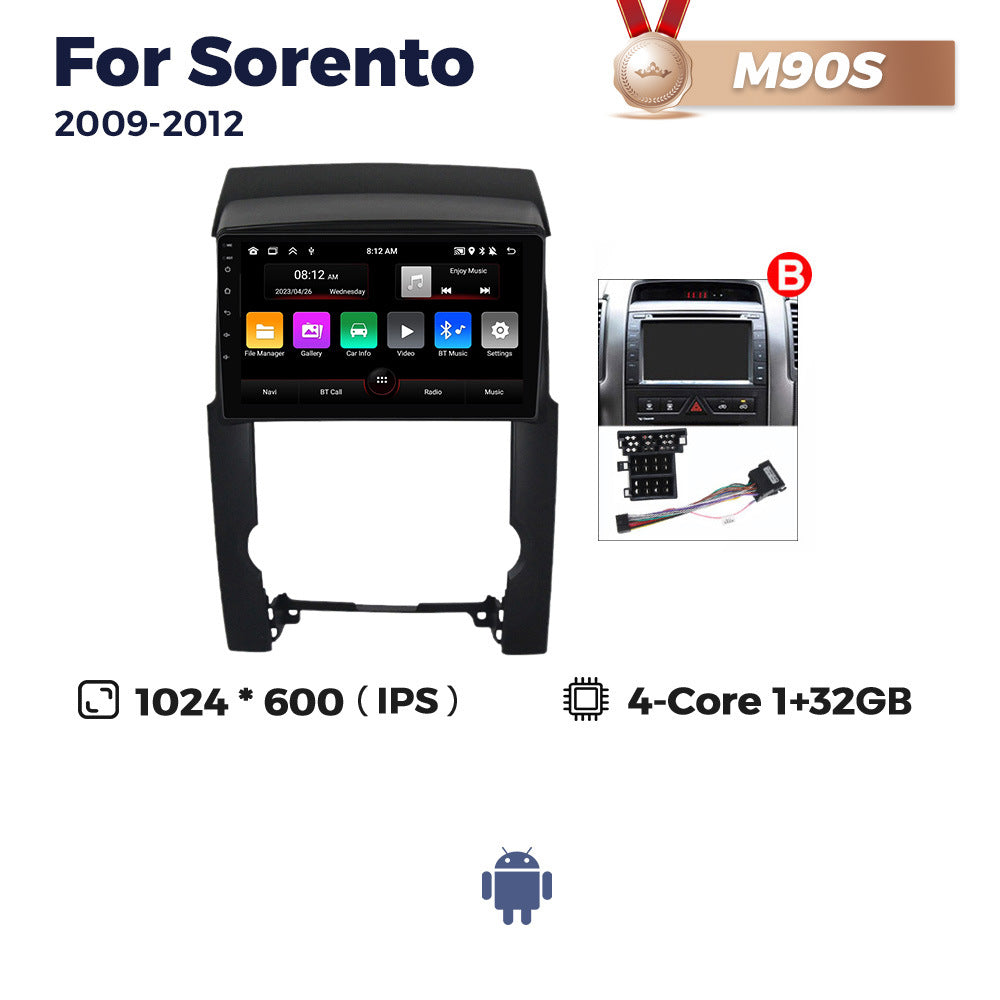 Suitable for 12 models of kia sorento kia sorento android car central control navigator wireless carplay